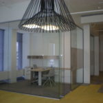 Webb Walls Commercial interior glass and demountable walls. Tempered Glass. Skyler Glass
